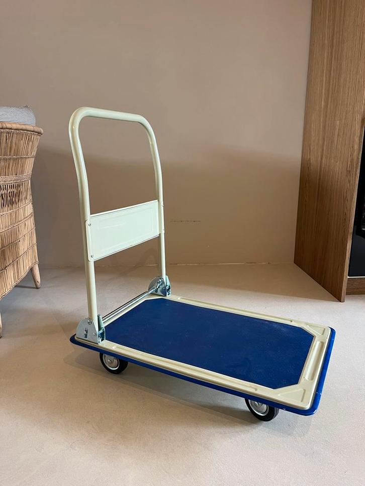 Transportkarretje inklapbaar, Doe-het-zelf en Verbouw, Transportwagens, Gebruikt, Transportkar, 100 liter of meer, Ophalen of Verzenden