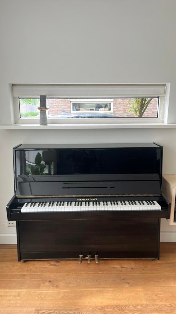 Piano Hermann Mayr, Ophalen, Gebruikt, Zwart, Piano