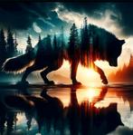 Diamond Painting Wolf - Nieuw - 2+1 Gratis, Ophalen of Verzenden, Nieuw, Materiaal