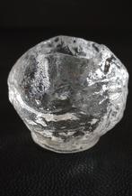Kosta Boda Snowball kristalglas waxinelichthouder medium, Ophalen of Verzenden