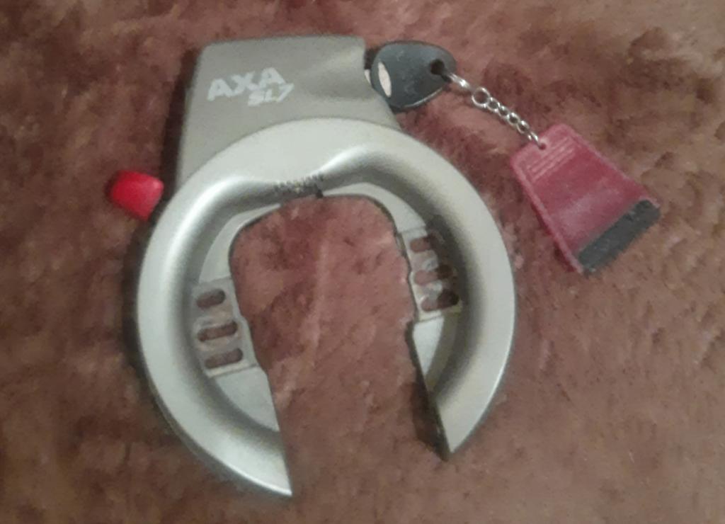 Fietsslot AXA SL7, Fietsen en Brommers, Fietsaccessoires | Fietssloten, Ophalen of Verzenden, Gebruikt, Ringslot