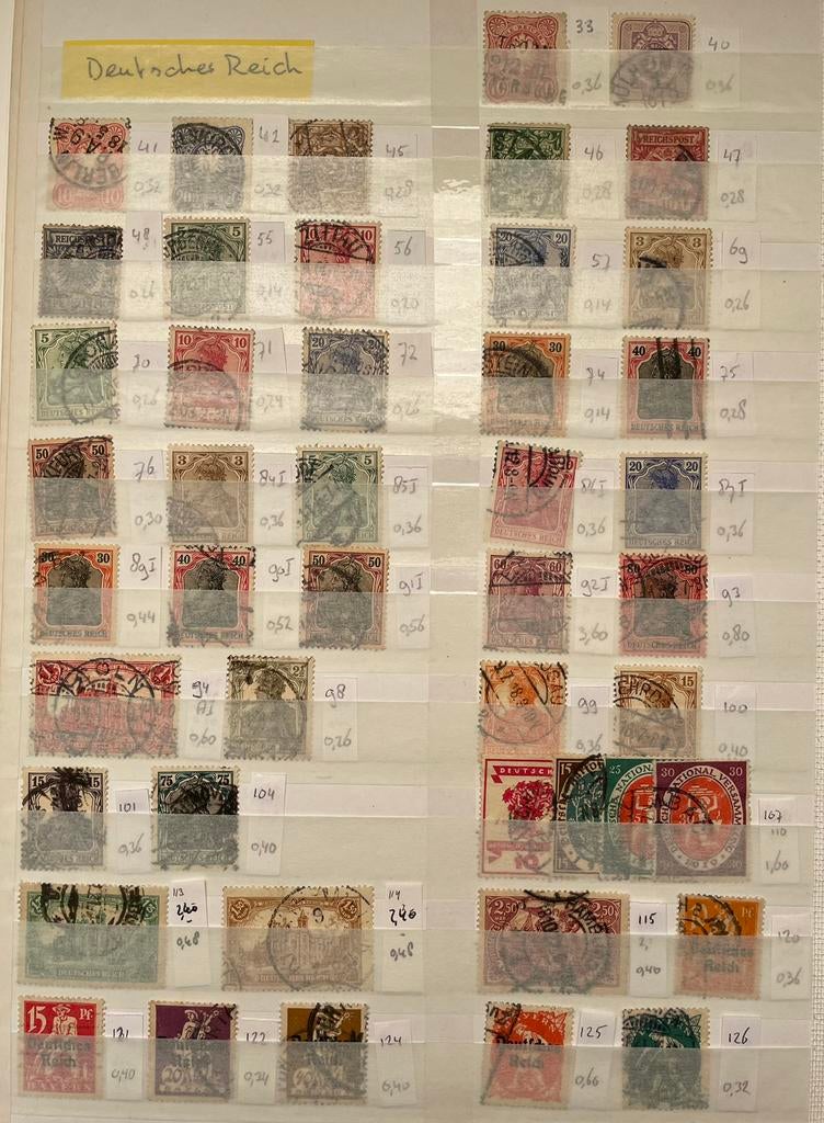Kavel postzegel Duitsland Deutsches Reich, Postzegels en Munten, Ophalen of Verzenden, Buitenland