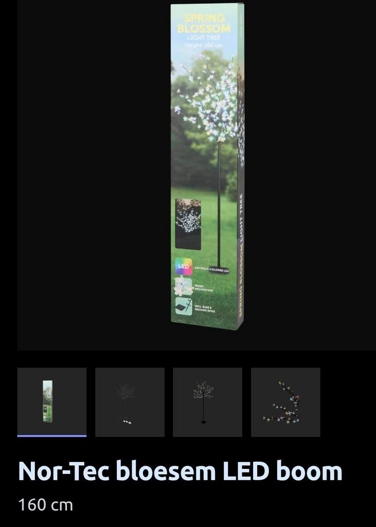 Bloesem led boom ( nieuwstaat), Ophalen, Zo goed als nieuw