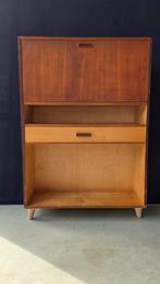 Vintage Secretaire / Bureau H120 B83 D27, klep kastje, Gebruikt, Ophalen of Verzenden, Onbekend, Onbekend