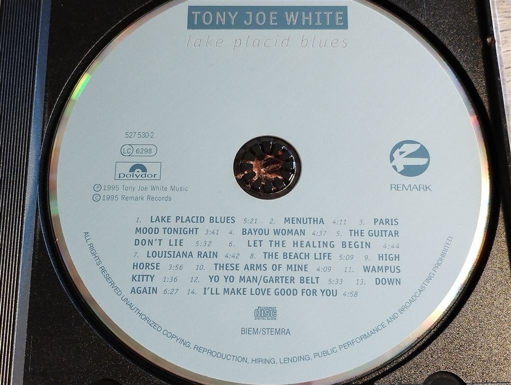 Tony Joe White ‎– Lake Placid Blues, Ophalen of Verzenden, 1980 tot heden, Zo goed als nieuw, Jazz