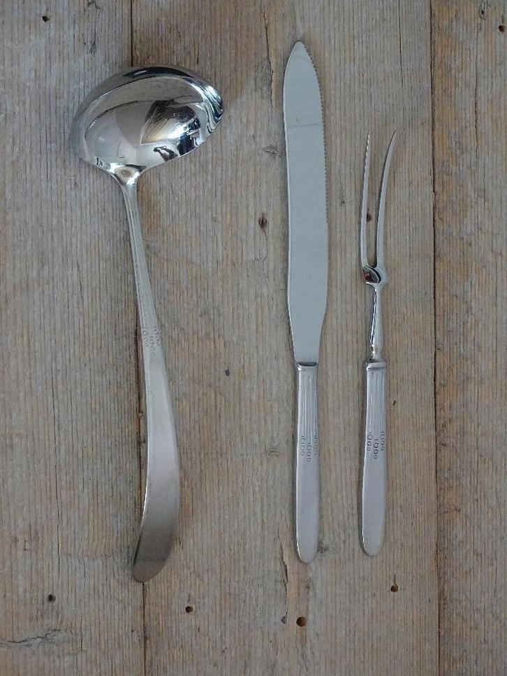 Bestek Gero Zilmeta 508, QUADRILLE, gaaf, Antiek en Kunst, Antiek | Bestek, Ophalen of Verzenden