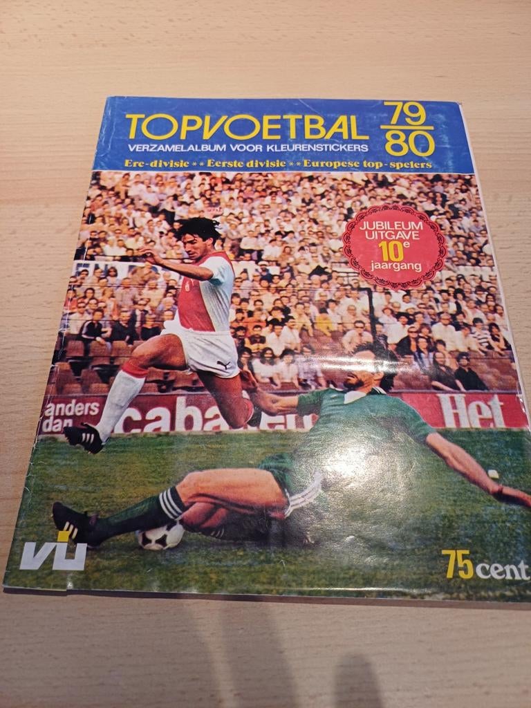 Topvoetbalalbum 79/80 compleet - Jubileum uitgave, Verzamelen, Ophalen of Verzenden