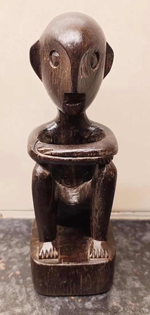 Antiek hout beeld korwar Papua New Guinea, Antiek en Kunst, Kunst | Beelden en Houtsnijwerken, Ophalen of Verzenden