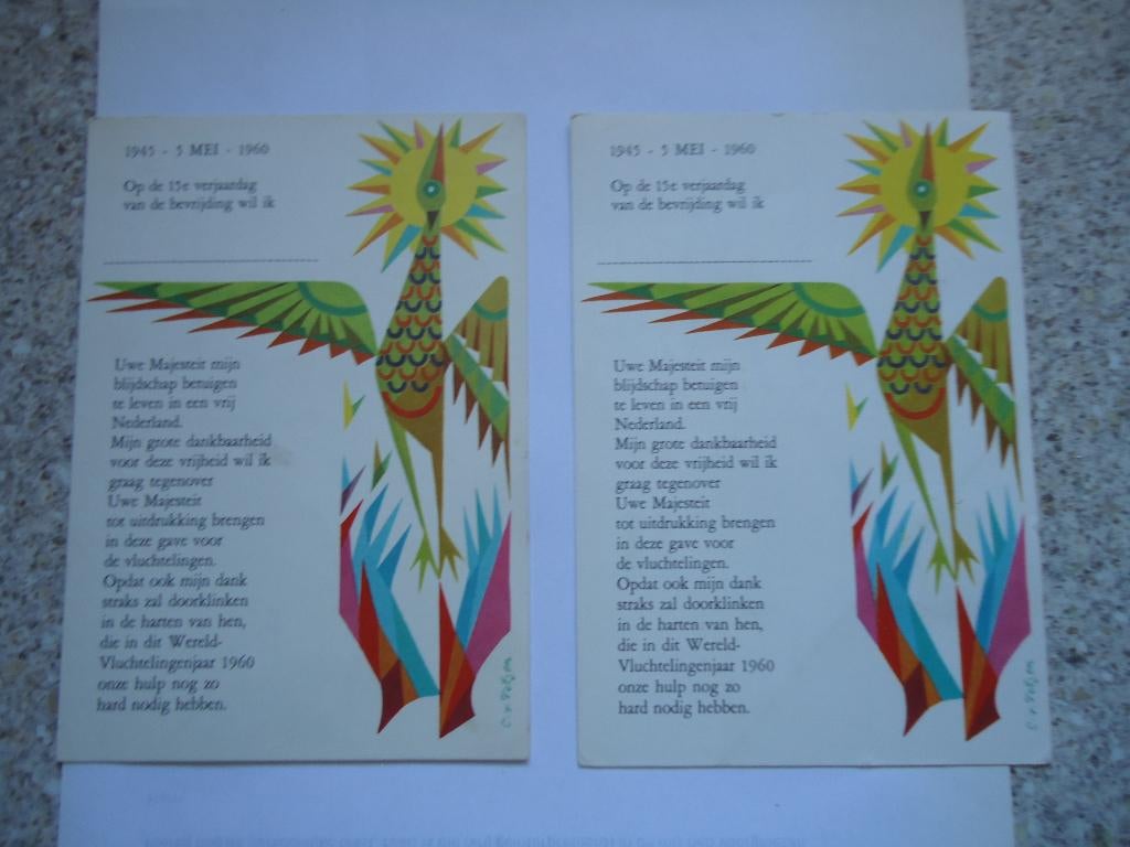 1945 -1960 Bevrijdingskaarten, Ophalen of Verzenden, 1960 tot 1980, Noord-Brabant