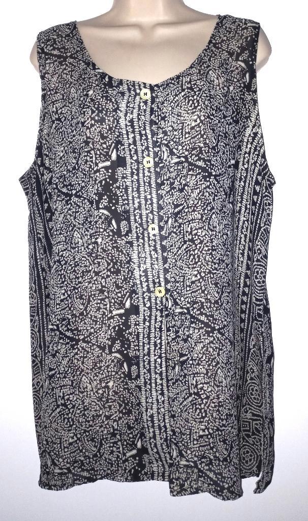 Point Virgule Brussels blouse maat 44/46, Kleding | Dames, Grote Maten, Zo goed als nieuw, Blouse of Tuniek, Zwart, Ophalen of Verzenden