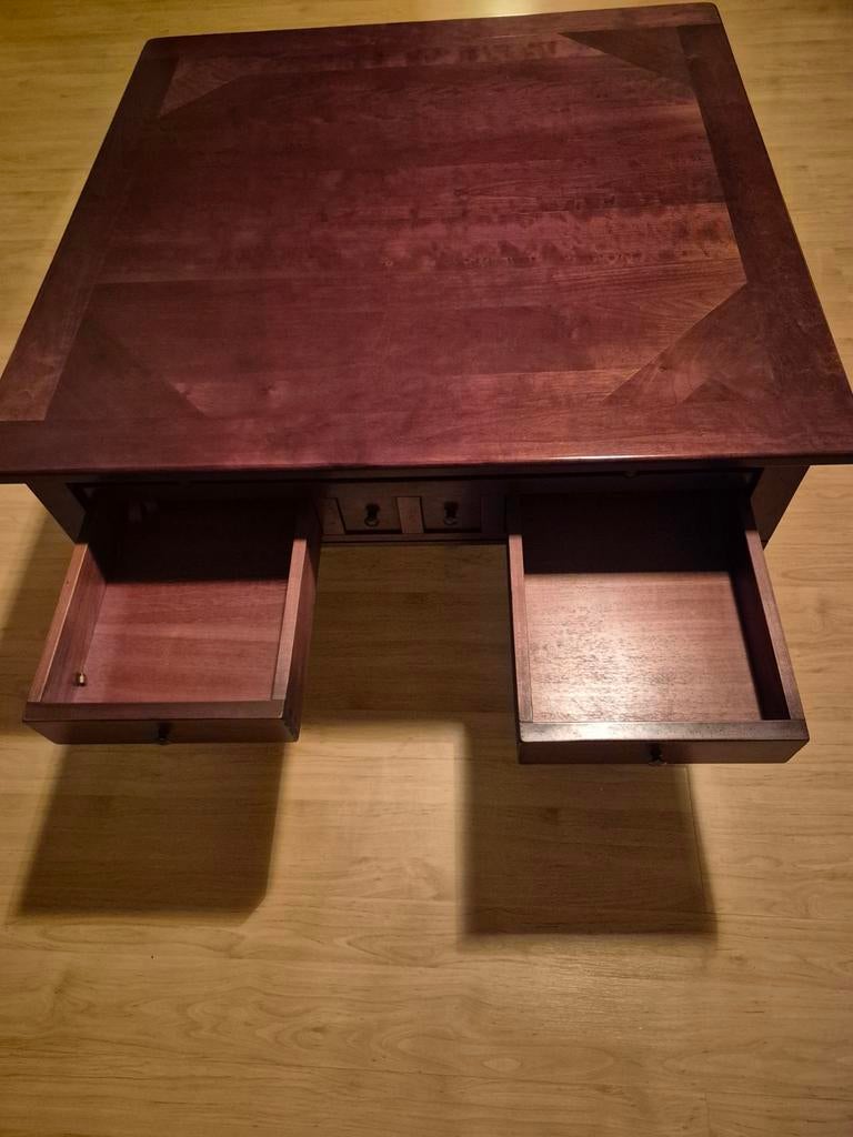 Eiken salontafel, Huis en Inrichting, Tafels | Salontafels, Gebruikt, 100 tot 150 cm, Minder dan 50 cm, Rechthoekig