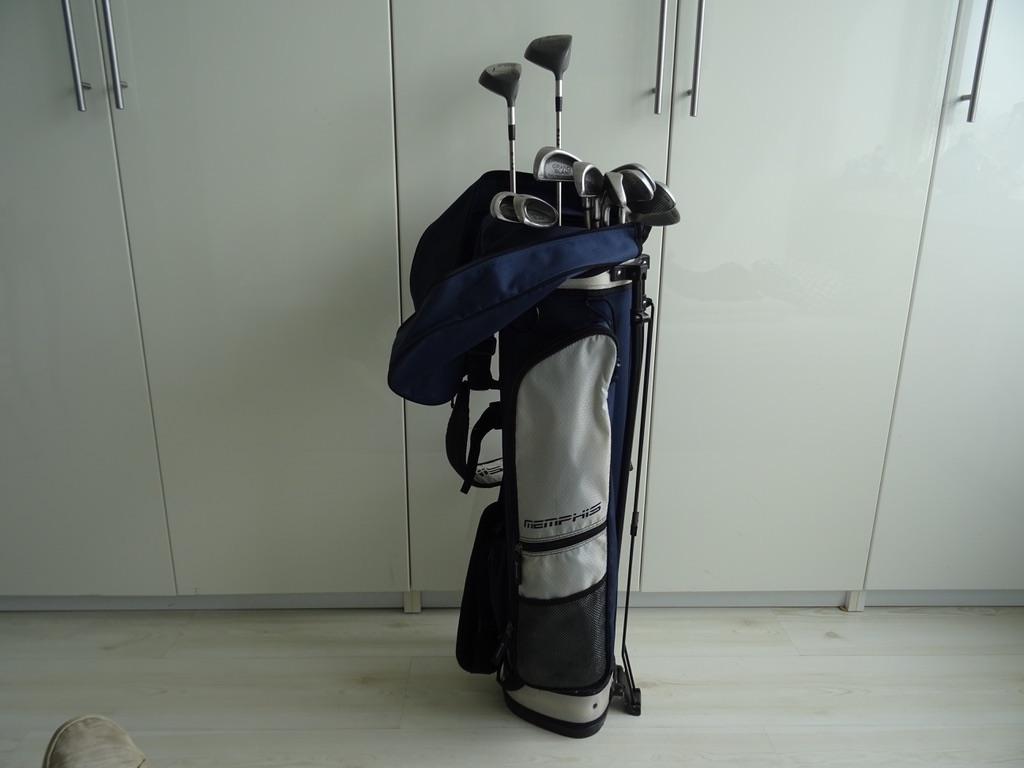 DAMES GOLFSET (TROLLEY, TAS EN SET CLUBS) IN PERFECTE STAAT, Ophalen of Verzenden, Zo goed als nieuw, Set, Overige merken