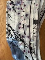 Sjaal met bloemenprint, Ophalen of Verzenden, Gedragen, Maat 46/48 (XL) of groter, Sjaal