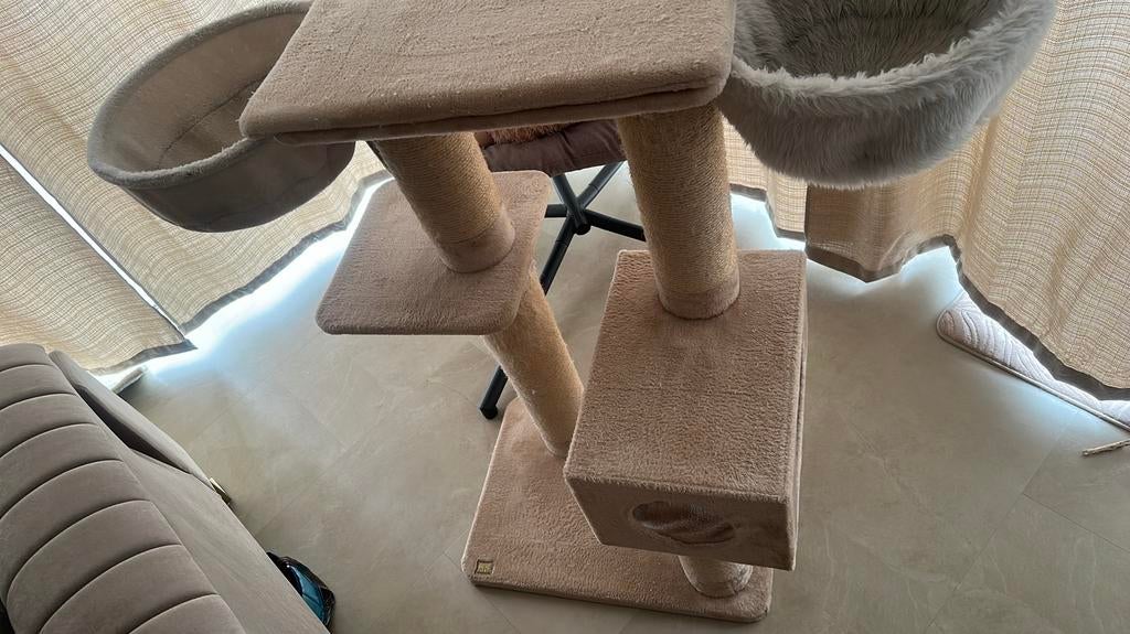 Ebi XL stevig kattenmeubel (grote katten) 2 extra hangmanden, Ophalen, Gebruikt, Krabpaal