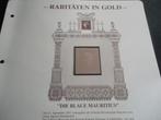 Raritäten in Gold, Die Blauwe Mauritius, 99,8 % fijngoud, Postzegels en Munten, Verzenden, Buitenland
