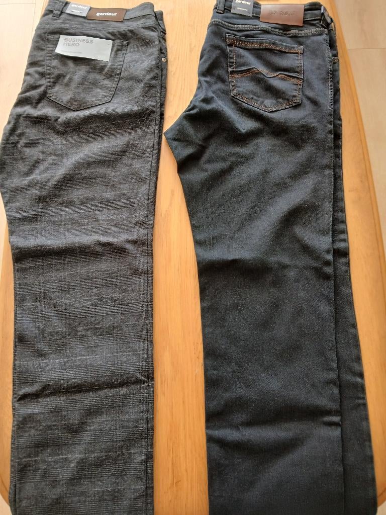 2 gardeur heren broeken, Gardeur, Blauw, Overige maten, Ophalen of Verzenden