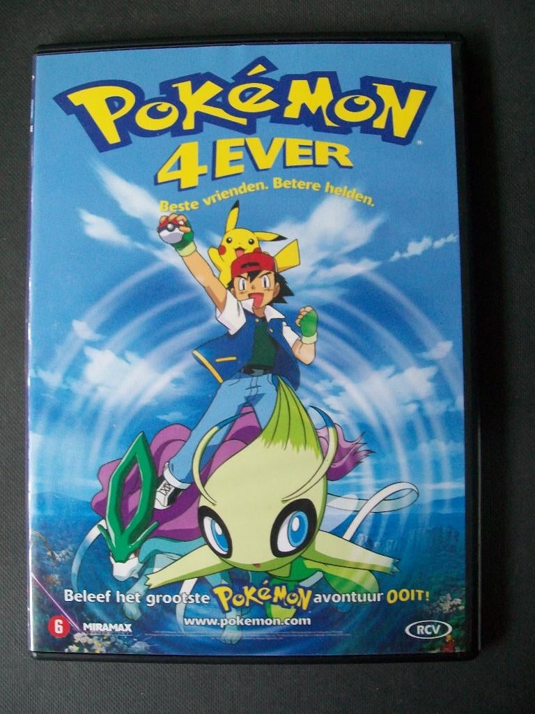  de 4e Pokemon Film: 4 Ever (2 films) nog gewoon nieuw 2002, Cd's en Dvd's, Tekenfilm, Verzenden, Zo goed als nieuw, Alle leeftijden