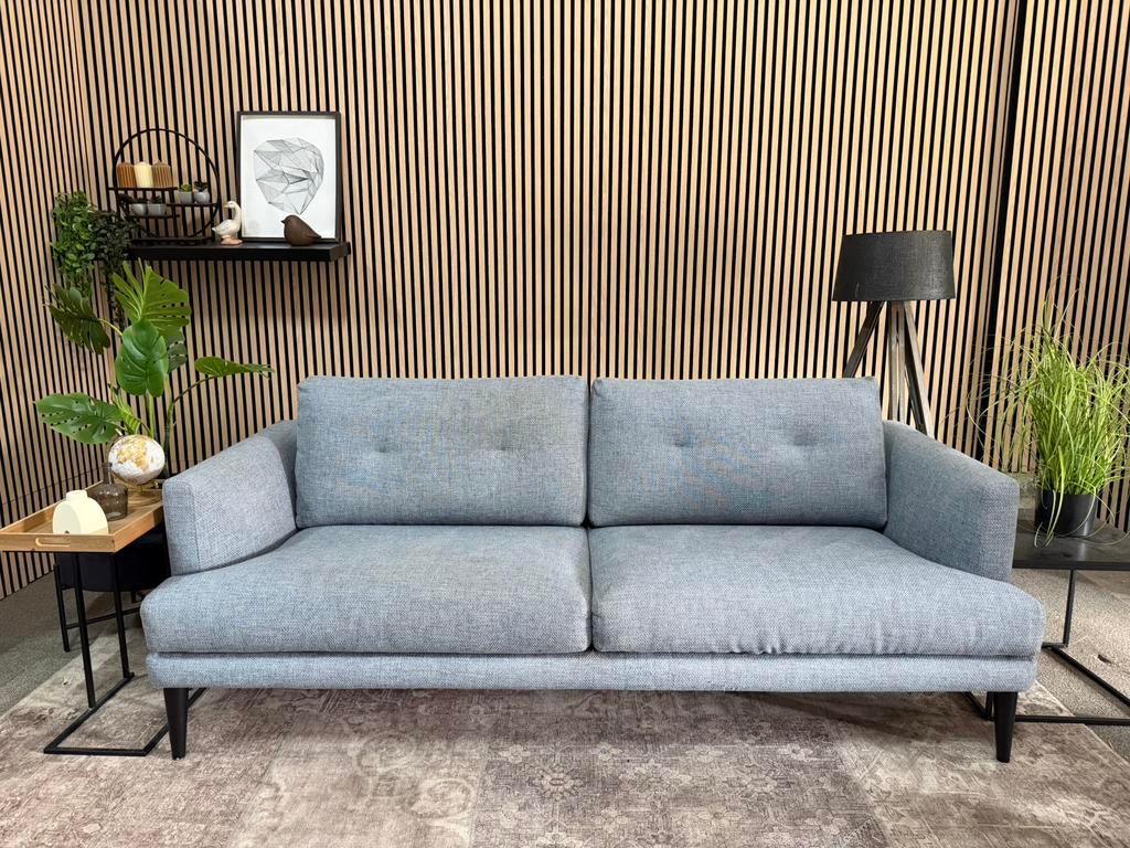 “LEVERING MOGELIJK” Gave grijze 2,5 zitter, Huis en Inrichting, Banken | Bankstellen, 125 tot 150 cm, Tweepersoons, Ophalen of Verzenden