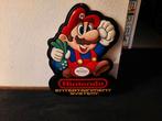 Nintendo Super Mario  dubbelzijdig reclamebord, Ophalen, Gebruikt, Reclamebord