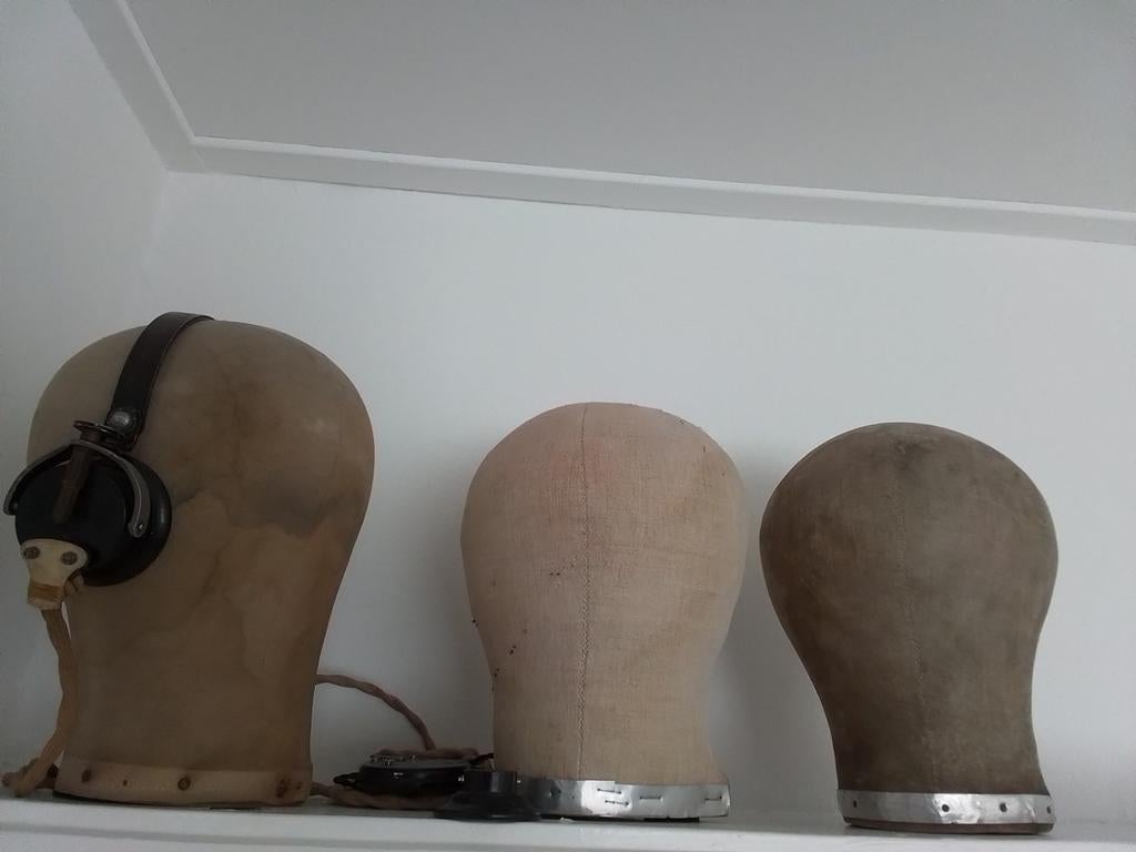 Oude pruikenkoppen, Antiek en Kunst, Curiosa en Brocante, Ophalen of Verzenden