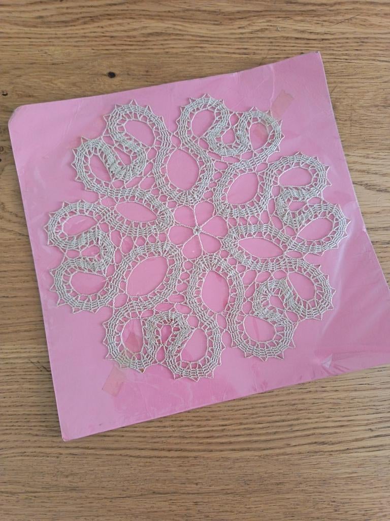 Vintage Gehaakt Kleedje - Handgemaakt, Ophalen of Verzenden, Haken, Overige typen