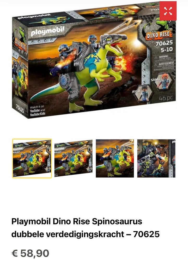Playmobil dino rise, Kinderen en Baby's, Speelgoed | Playmobil, Ophalen of Verzenden, Zo goed als nieuw
