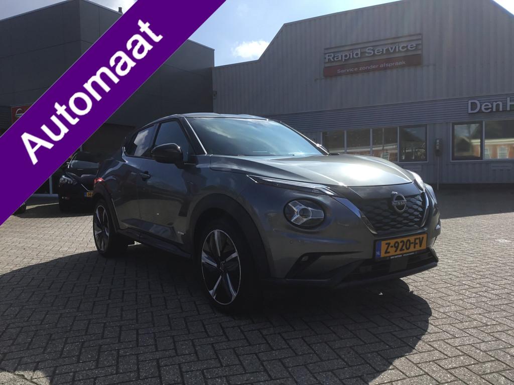 Nissan Juke 1.6 HEV DCT Hybrid N-Design (bj 2024, automaat), 12 maanden, 1300 kg, Gebruikt, 4 cilinders