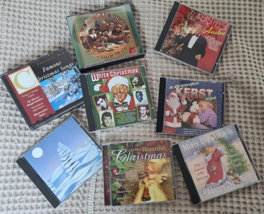 8 kerst cd's Christmas / kerstfeest cd's Kerstmis, Cd's en Dvd's, Cd's | Kerst en Sinterklaas, Ophalen of Verzenden, Zo goed als nieuw