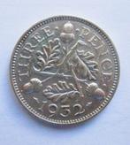 Verenigd Koninkrijk 3 pence, 1932 zilver, Verzenden, Overige landen, Losse munt, Zilver