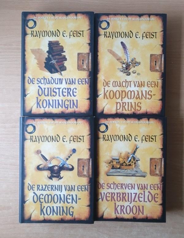 Raymond Feist - De Boeken van de Slangenoorlog (HC + omslag), Boeken, Fantasy, Gelezen, Ophalen of Verzenden