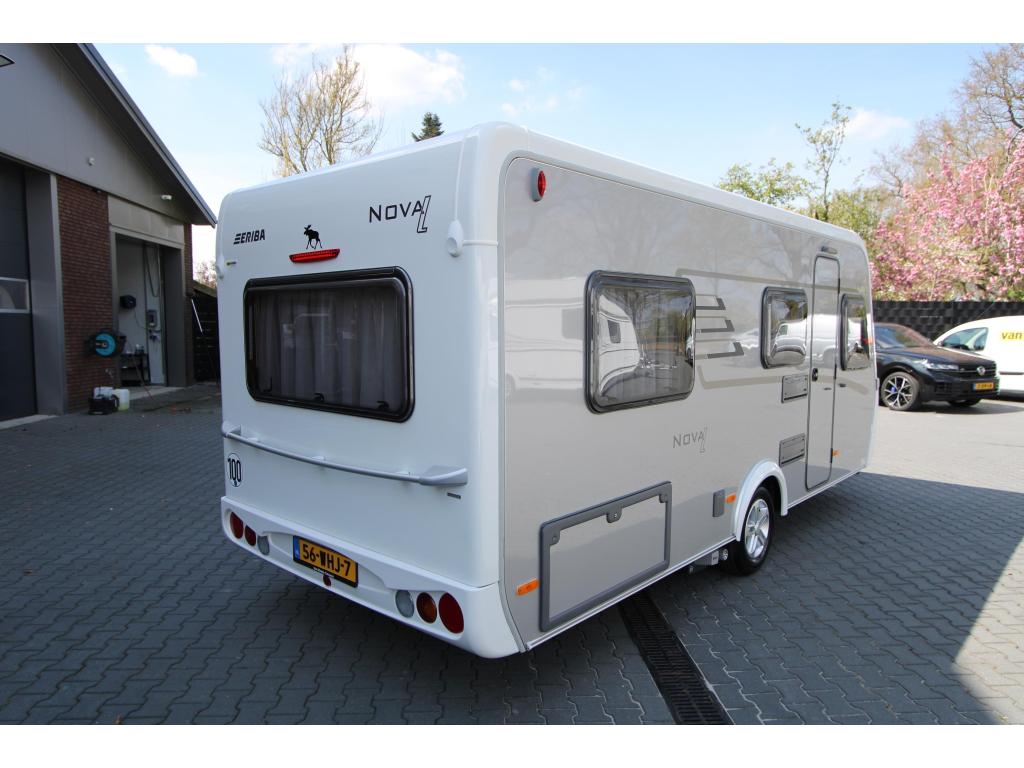 Eriba Nova Light 442 Mover-Luifel-EnkeleBedden, Caravans en Kamperen, Standaardzit, Bedrijf, Tot en met 3, Overige typen