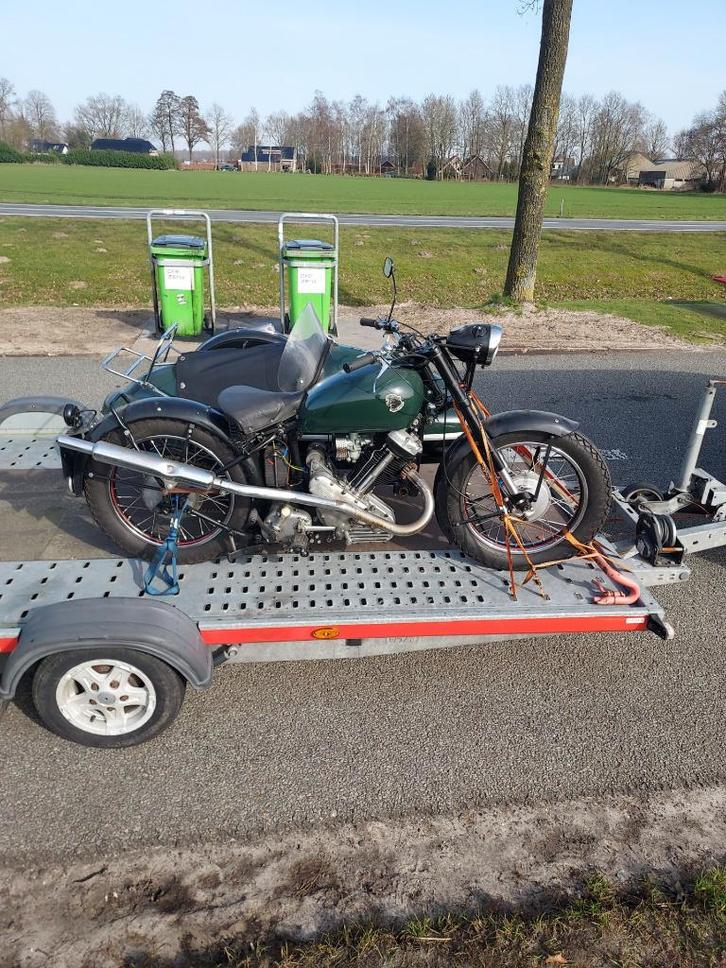 PANTHER 600CC MET ZIJSPAN, Motoren, Motoren | Oldtimers, Overig, meer dan 35 kW, 1 cilinder, Ophalen of Verzenden