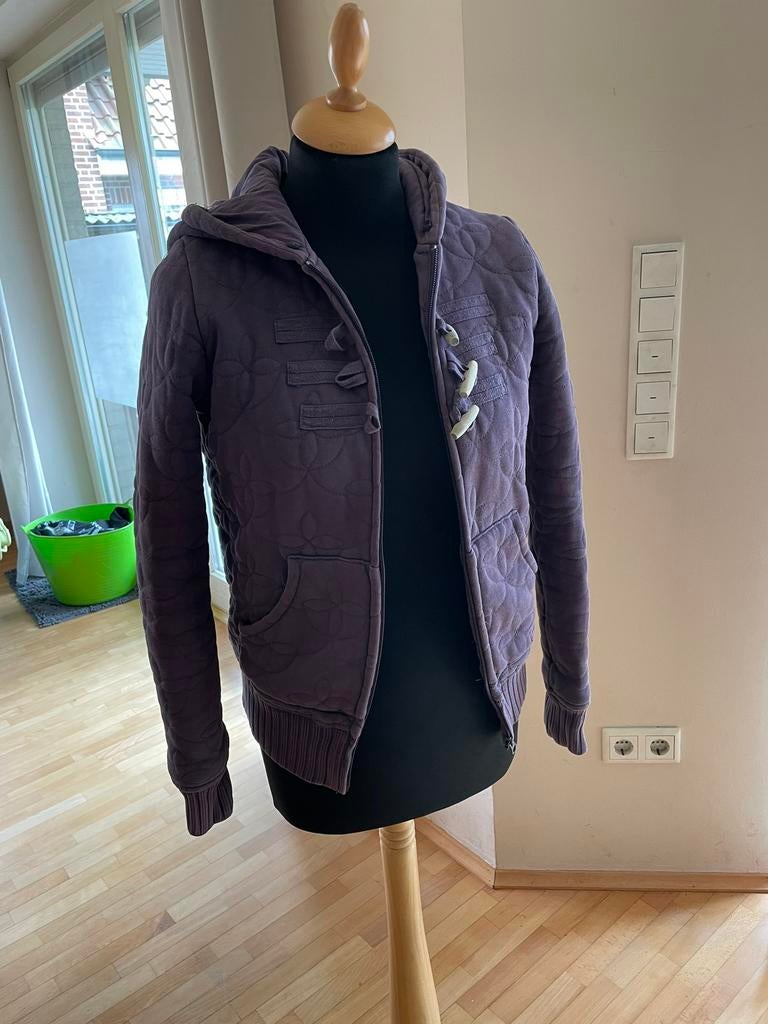 Ripcurl Rip curl vagebond “fleece” jacket XS S paars katoen, Ophalen of Verzenden, Gedragen, Maat 34 (XS) of kleiner, Paars