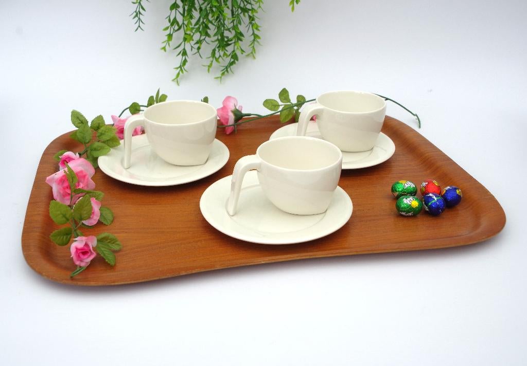 Arabia Ego -  Stefan Lindfors - 3 EGO kop en schotels, Huis en Inrichting, Keuken | Servies, Ophalen of Verzenden, Zo goed als nieuw