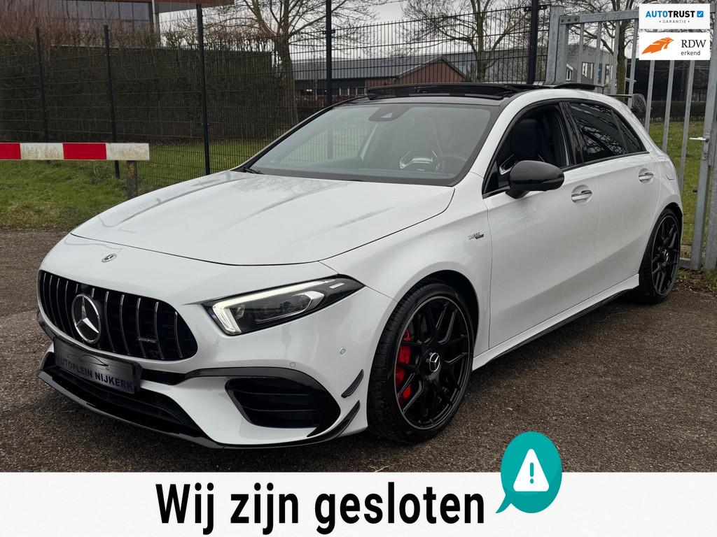 Mercedes-Benz A-klasse AMG A45 S 4MATIC+ Premium Plus Pano 3, Auto's, Automaat, Gebruikt, Euro 6, 4 cilinders