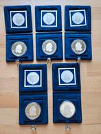 Zilveren 50 gulden munten, Proof kwaliteit., Postzegels en Munten, Munten | Nederland, Setje, Koningin Beatrix, Zilver, Ophalen of Verzenden