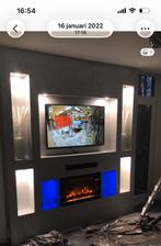 MOA elektrische sfeerhaard met ambiligt en afstandbediening, Ophalen of Verzenden, Zo goed als nieuw, Vrijstaande haard, Elektrische haard