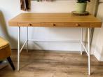 Lillasen Ikea bureau 102 x 49 bamboe, Huis en Inrichting, Bureaus, Ophalen, Zo goed als nieuw