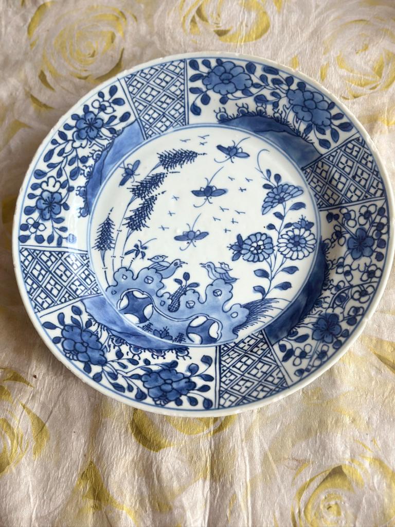 Prachtig 17e/18e eeuw Chinese porseleinen KangXi bord, Verzenden