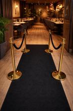 Te huur prachtige zwarte loper met luxe afzetpaaltjes, Ophalen, Zo goed als nieuw, Overige