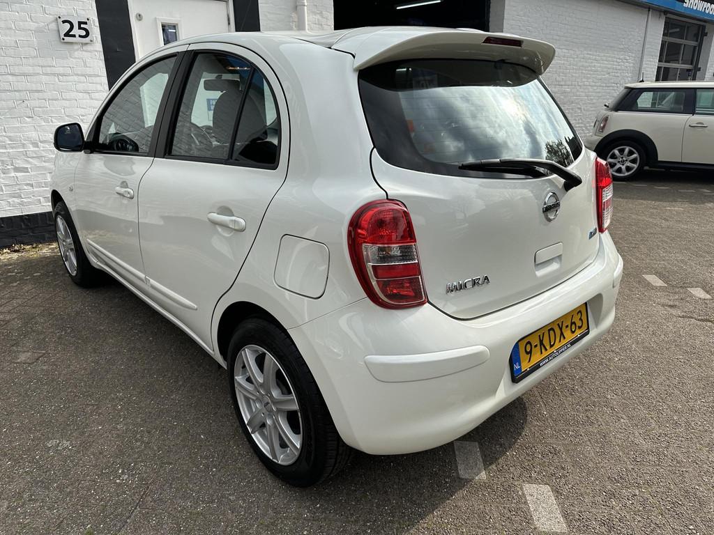Nissan Micra 1.2 DIG-S Acenta /parelmoer/Nieuwe apk bij afle, Auto's, Voorwielaandrijving, Euro 5, Stof, 1198 cc