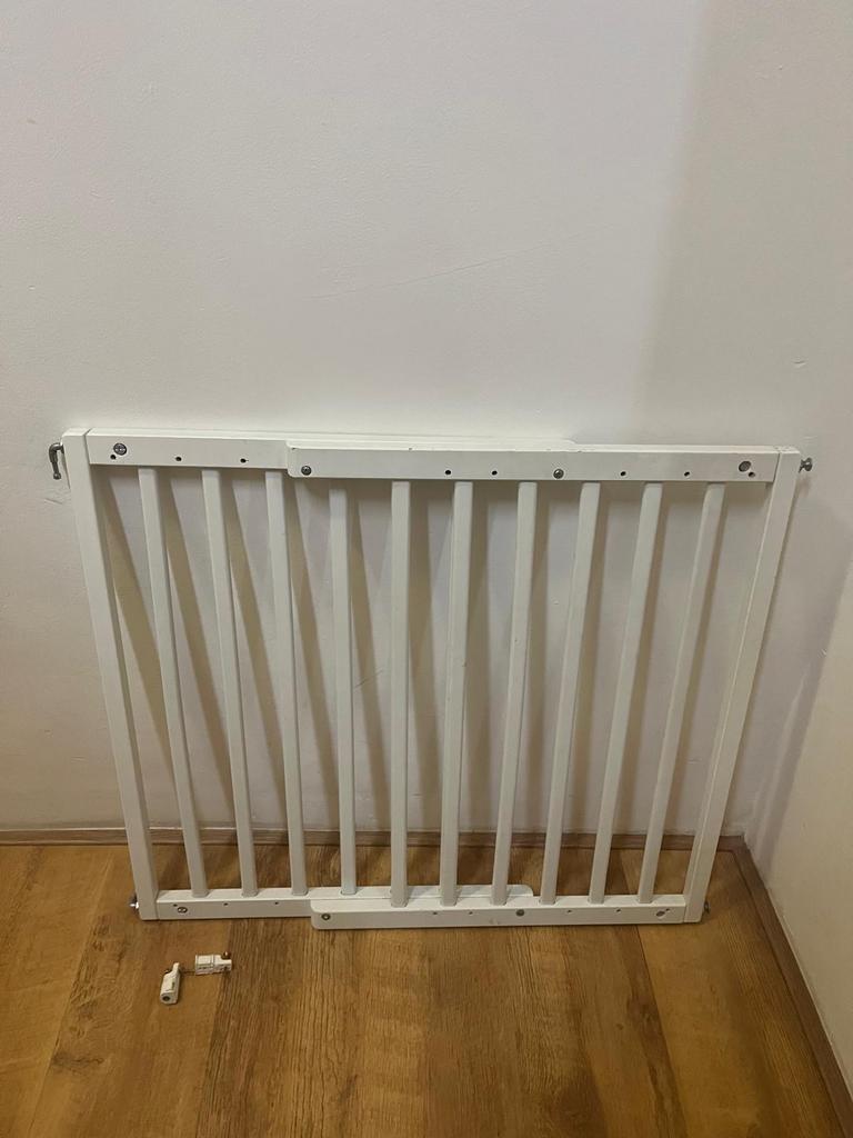 Wit traphekje Liam, Gebruikt, 100 tot 115 cm, Ophalen of Verzenden, Schroefhekje