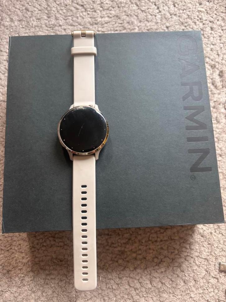 Garmin Venu 3S smartwatch goud/beige met extra bandjes, Sieraden, Tassen en Uiterlijk, Smartwatches, Gebruikt, Android, Ophalen