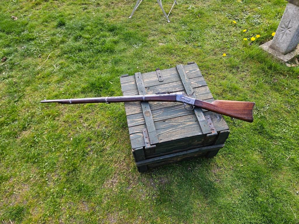 Remington rollingblock driebander 45-70 geweer jachtgeweer, Ophalen of Verzenden