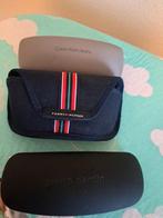 Brillen kokers Tommy hilfiger pierre cardin en calvin klein, Ophalen of Verzenden, Zo goed als nieuw, Zwart, Overige merken