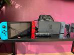 Nintendo Switch 2020 + Controller + 128 GB en 3 spellen, Switch 2019 Upgrade, Gebruikt, Ophalen of Verzenden, Met 3 controllers of meer