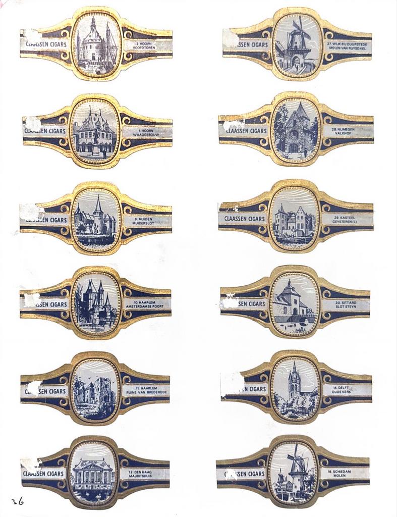 Bijzonder mooie sigarenbandjes (deel I), Ophalen of Verzenden, Gebruikt