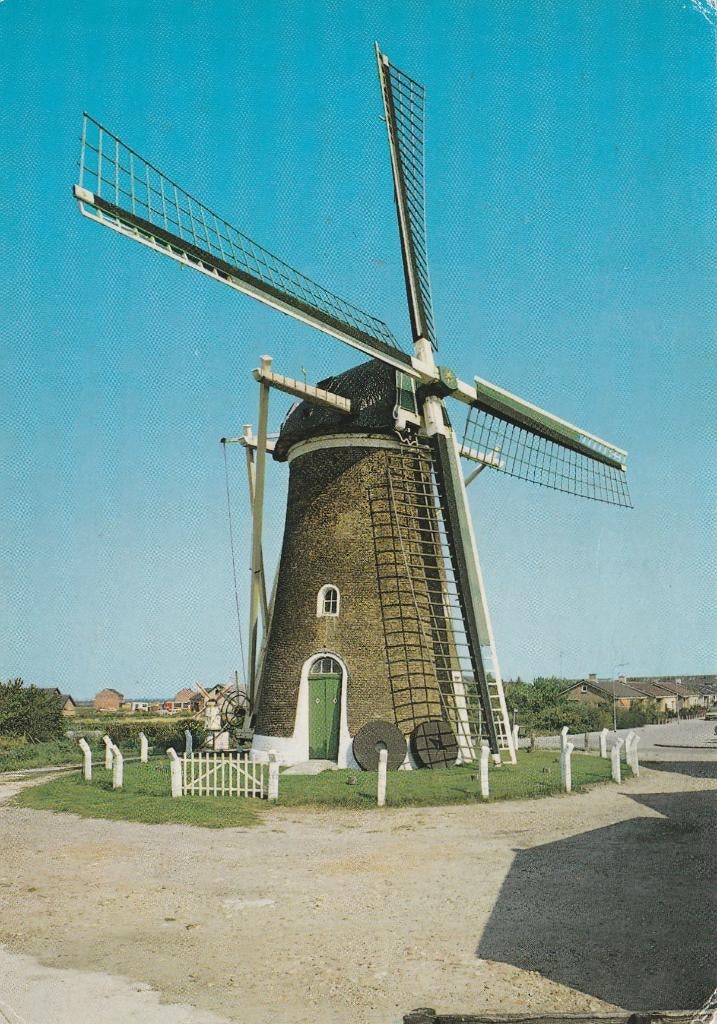 ZOPUTELANDE Molen, Verzamelen, Ansichtkaarten | Nederland, Verzenden, 1960 tot 1980, Gelopen, Zeeland
