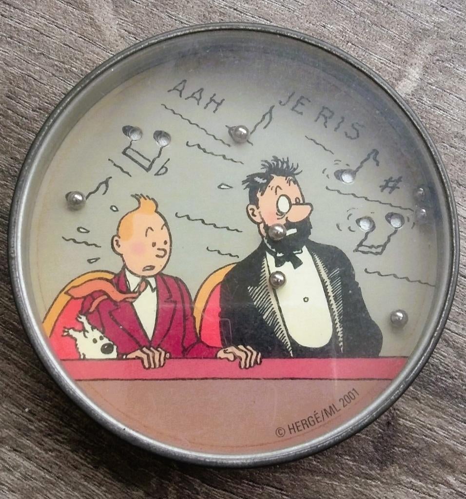 Jaar 2001 KUIFJE Geduld Behendigheid Spel Spelletje Tin Tin, Nvt., Gebruikt, Een of twee spelers, Ophalen of Verzenden