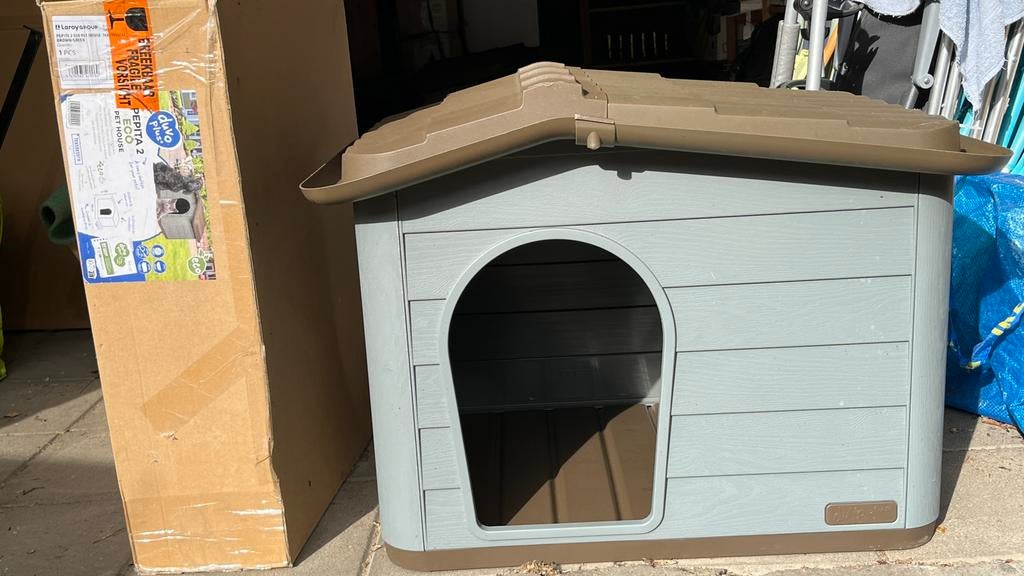 Buiten verblijf konijnen en cavia’s - 76x59x55 cm, Ophalen of Verzenden, Zo goed als nieuw, Overige typen